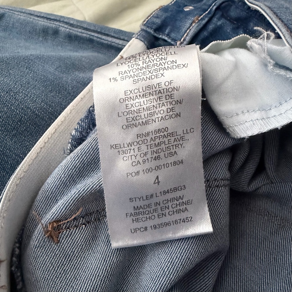 Wit & Wisdom Medium Blue Straight-Leg Jeans with Light Distress - Picture 5 of 5
